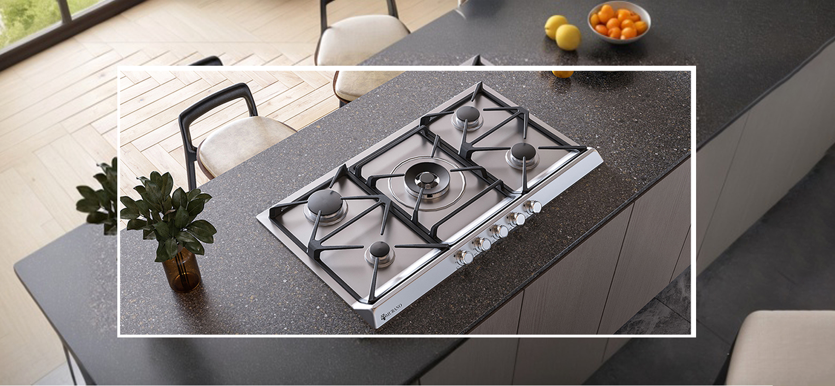 Built-in gas stove